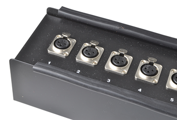 8 Input Stage Box Snake With Metal Connectors & Ident (INPUTS Only) 10m Lead